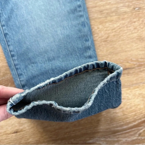 Madewell Mid-Rise Perfect Vintage Jean in Ainsdale Wash w/ Distressing 16W NWT - Picture 6 of 14